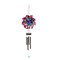 Metal Purple Rainbow Wind Spinner Hanging Chimes Outdoor Decor Garden 47 Inches